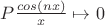 $P\frac{cos (nx)}{x}\mapsto0$