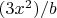 $(3x^2)/b$