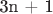 3n + 1