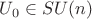 $U_0 \in SU(n)$