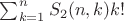 $\sum_{k=1}^n S_2(n,k)k!$