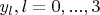 $y_l,l=0,...,3$