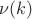 $\nu(k)$