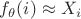 $f_\theta (i)\approx X_i$