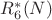 $R_6^{*}(N)$