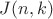 $J(n, k)$