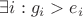$\exists i : g_i > e_i$
