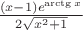 $\frac{(x-1) e^{\arctg{x}}}{2 \sqrt{x^2+1}}$