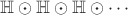 $$\mathbb H\odot\mathbb H\odot\mathbb H\odot\cdots$$