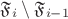 $\mathfrak F_i\setminus \mathfrak F_{i-1}$