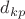 $d_{kp}$