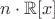 $n\cdot \mathbb R[x]$