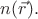$n(\vec{r}).$