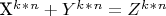 X^k^*^n+Y^k^*^n=Z^k^*^n
