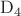 $\mathrm D_4$