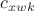 $c_{xwk}$
