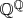 $\mathbb{Q}^\mathbb{Q}$
