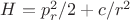 $H=p_r^2/2+c/r^2$