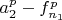 $a_2^p-f^p_{n_1}$