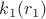 $k_1(r_1)$
