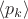 $\langle p_k\rangle$