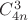 $C_{4n} ^3$