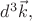 $d^3\vec{k},$