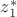 $z_1^{*}$ $z_1^{*}$