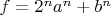 $f=2^na^n+b^n$
