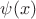 ${\psi (x)}$