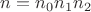 $n=n_0n_1n_2$