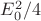 $E^2_{0}/4$ $E^2_{0}/4$