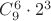 $C^6_9\cdot 2^3$