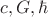 $c, G, \hbar$