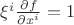 $\xi^i \frac{\partial f}{\partial x^i} = 1$