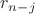 $r_{n-j}$