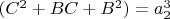 $(C^2+BC+B^2)=a_2^3$