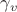 $\gamma_v $