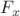${F_x}$