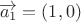 $\overrightarrow{a_1} = (1, 0)$