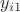 $y_{i1}$