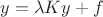 $y = \lambda Ky + f$
