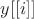 $y[[i]]$