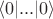 $\langle 0 | ... | 0 \rangle $