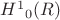 $H{^1}_0(R)$