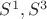 $S^1, S^3$