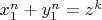 $x_1^n+y^n_1=z^k$