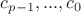 $c_{p-1}, ..., c_0$ $c_{p-1}, ..., c_0$