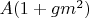 $A(1+gm^2)$