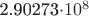 2.90273\cdot 10^8